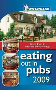Michelin Eating out in pub guide, the top 500 food pubs in he country.